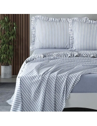 Lisbona - completo lenzuola percalle cotone di Corredo Italiano®