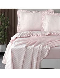 Lisbona - completo lenzuola percalle cotone di Corredo Italiano®