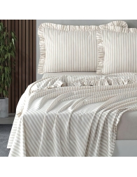 Lisbona - completo lenzuola percalle cotone di Corredo Italiano®