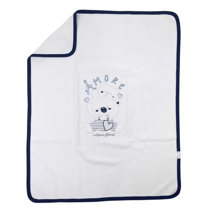 Blanket for pram cradle art. NG4201-1BL