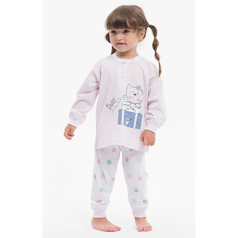 Baby girl cotton pyjamas art. P10004