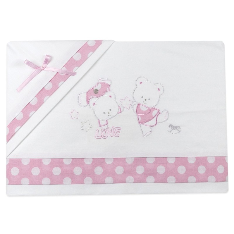 Cradle bed sheet set Mio Piccolo LC815RR