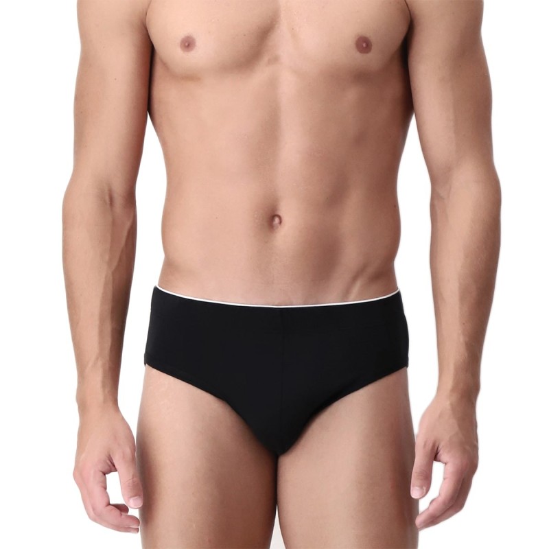 Match bi-pack - set of 2 Perofil elastic cotton briefs VPRT00311