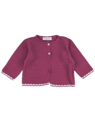 Giacchina in filo con smerlo Klaiadì KGIAF39