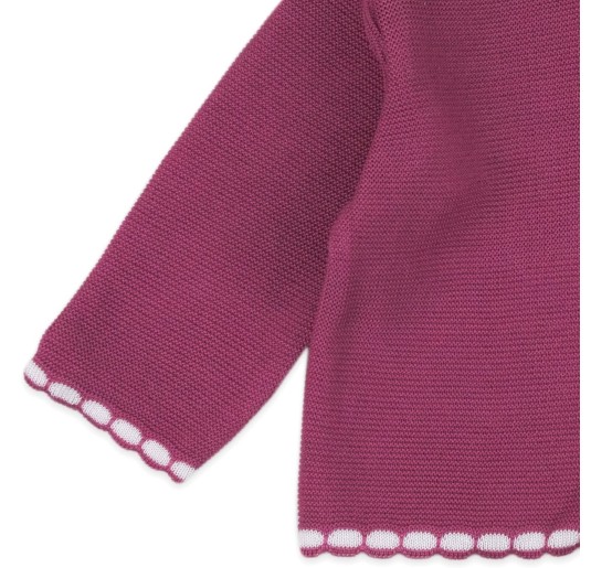 Jacket for baby in pure cotton art. 4645R 2