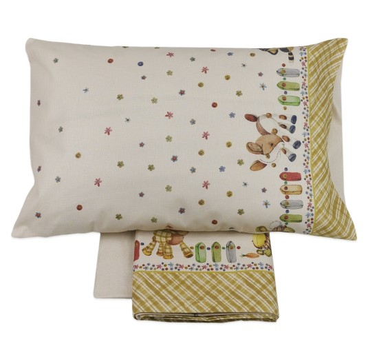 Cot bed sheet set Bimboline art. 018TT