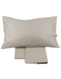 Monocolore - set lenzuola cotone Corredo Italiano® - Beige