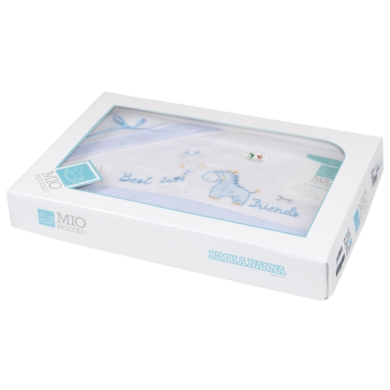 Best friends - Set lenzuola culletta e carrozzina Mio Piccolo LC856AZ
