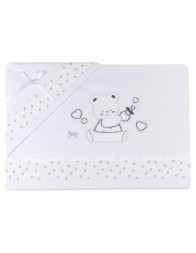 Cradle sheet set Mio Piccolo art. LC839GR