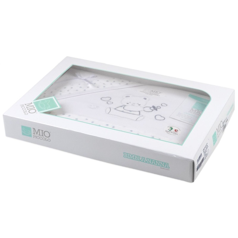 Cradle sheet set Mio Piccolo art. LC839GR