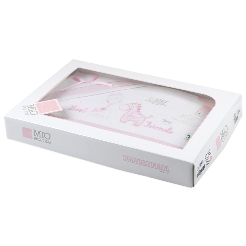 Best friends - Set lenzuola culletta e carrozzina Mio Piccolo LC856AZ