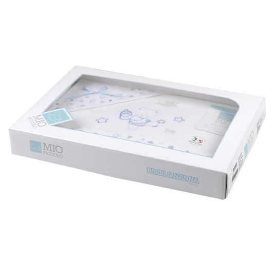 Set lenzuola culletta e carrozzina Mio Piccolo LC838AZ 2