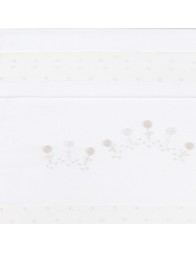 Lenzuolino ricamato a mano culla carrozzina art. LC45095PA