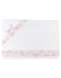 Cot sheet set to embroider art. CI130A01R