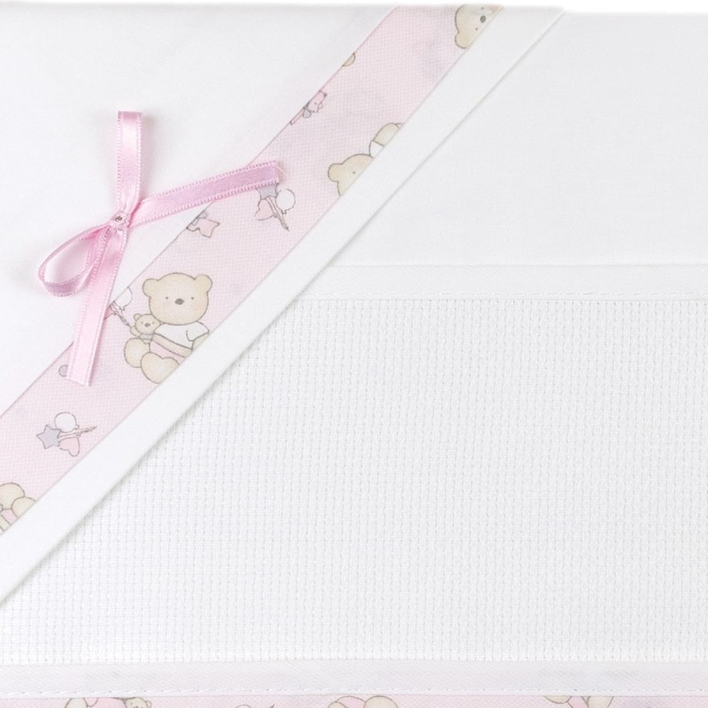 Cot sheet set to embroider art. CI130A01R