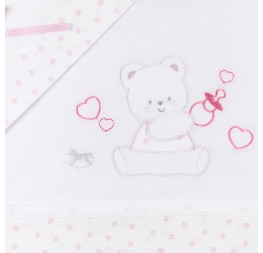 Set lenzuola culletta e carrozzina Mio Piccolo LC839PA 2