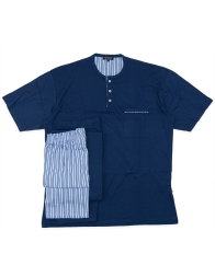 Long cotton pajamas maxi size art. 9271