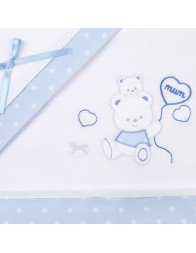 Cradle sheet set Mio Piccolo art. LC836PA