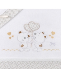 Cradle sheet set Mio Piccolo art. LC861BG
