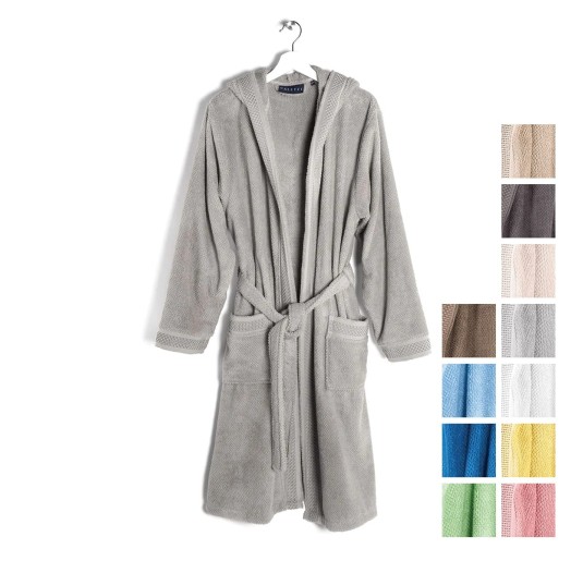 Tintunita - bathrobe with hood and side pockets