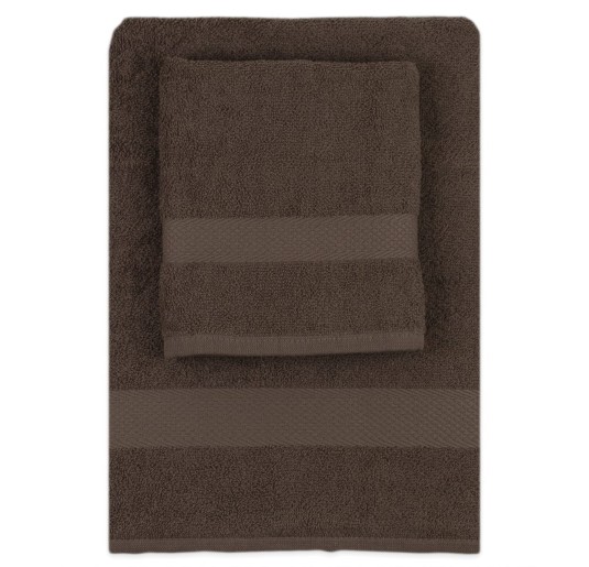 Monocolor Sponge - Towel set with guest in sponge 420 gr / sqm 2