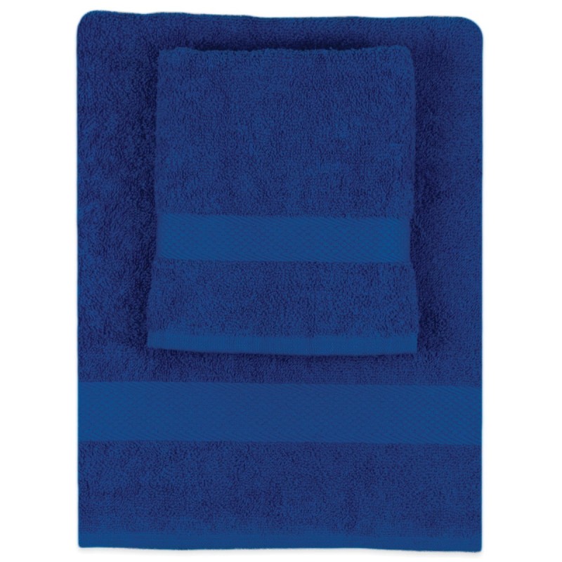 Monocolor Sponge - Towel set with guest in sponge 420 gr / sqm