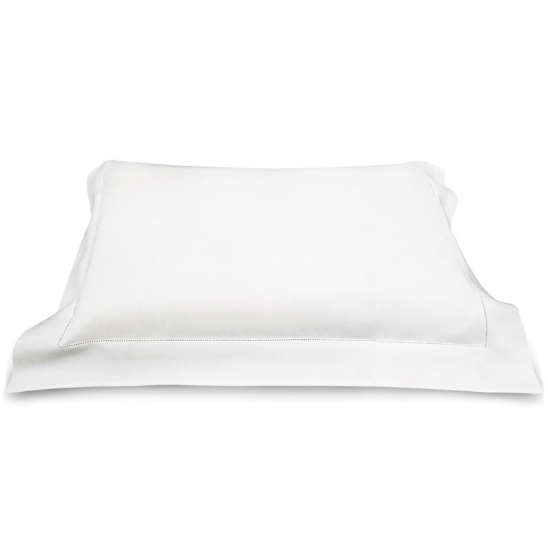 Puro Lino - pillow case in 100% pure triple ruffle linen with hemstitch