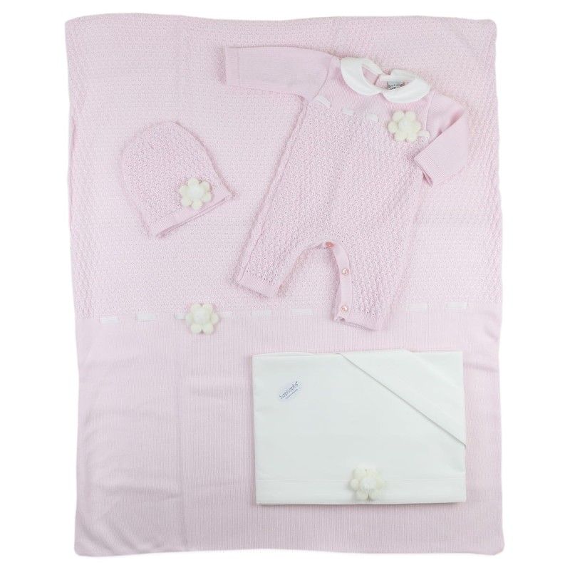 Baby Girl Layette Set Pure Merinos Wool IC4810