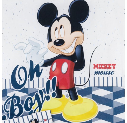 Topolino Oh Boy - coordinato piumotto per culletta Disney COC0225BLT 2