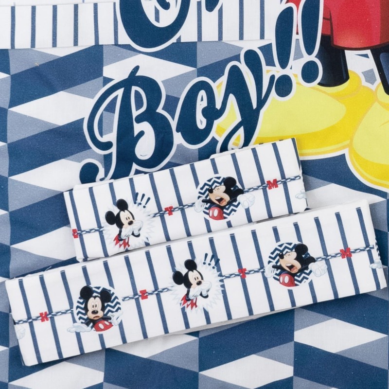 Topolino Oh Boy - coordinato piumotto per culletta Disney COC0225BLT