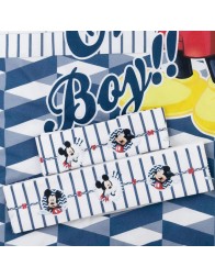 Topolino Oh Boy - coordinato piumotto per culletta Disney COC0225BLT