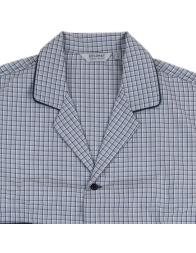 Pigiama cotone aperto avanti Diplomat WO113BL