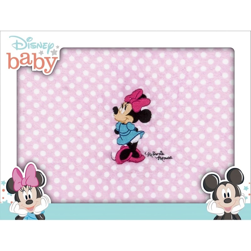 Minnie Mouse - Soft fleece blanket Disney for pram KUF328 Minnie Mouse - Soft fleece blanket Disney for pram KUF328