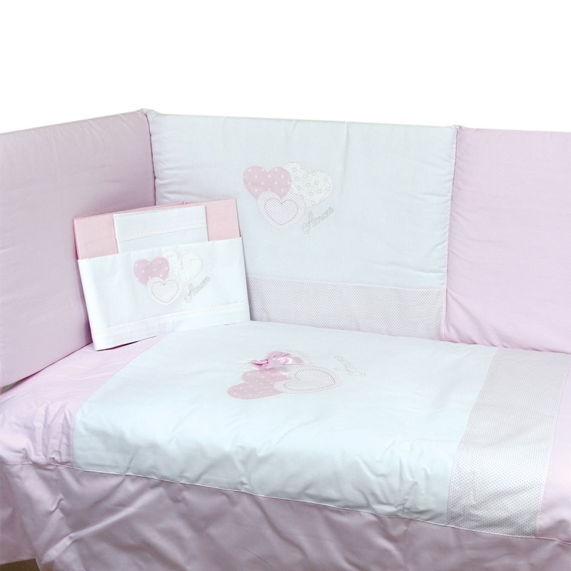 Duvet cover + cot bumper + cot bed sheets art. My Friend