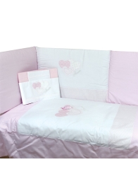 Duvet cover + cot bumper + cot bed sheets art. My Friend