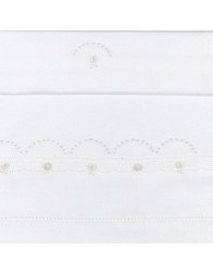 Cradle sheet set embroidered by hand LC45346PA