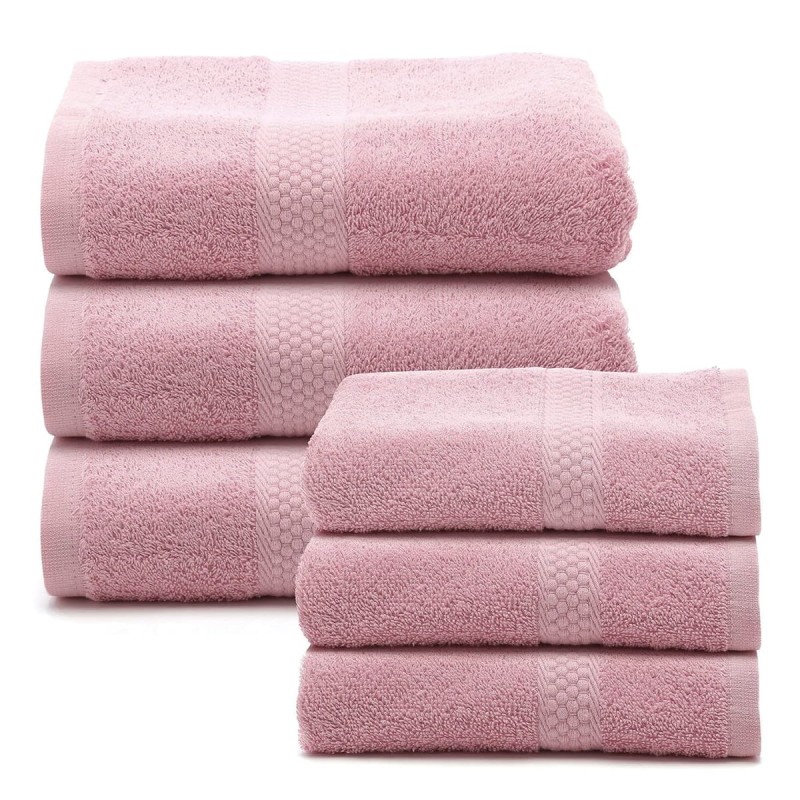 3 pack of towels 1+1 solid colors by Caleffi 47628