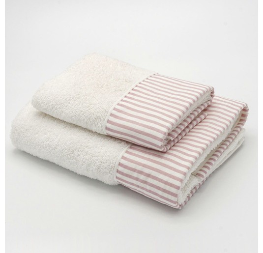 Giava - Bath Towel set 1+1 of Biancoperla 2