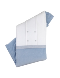 Coordinato Bauletto Corredino Neonato ciniglia Le Chicche LCH2260AZ