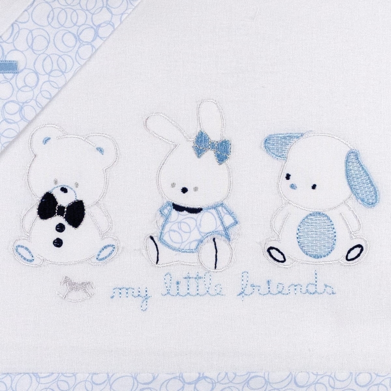 Flannel cradle bed sheet set art. FLC877AZ