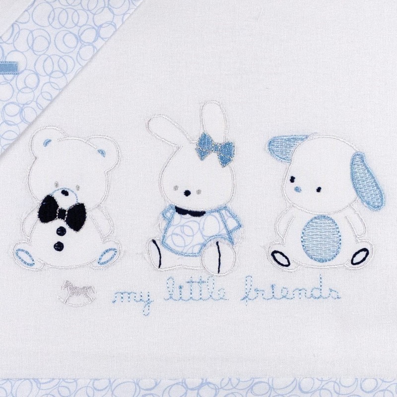 Set lenzuola flanella culla e carrozzina Mio Piccolo FLC877AZ Set lenzuola flanella culla e carrozzina Mio Piccolo FLC877AZ