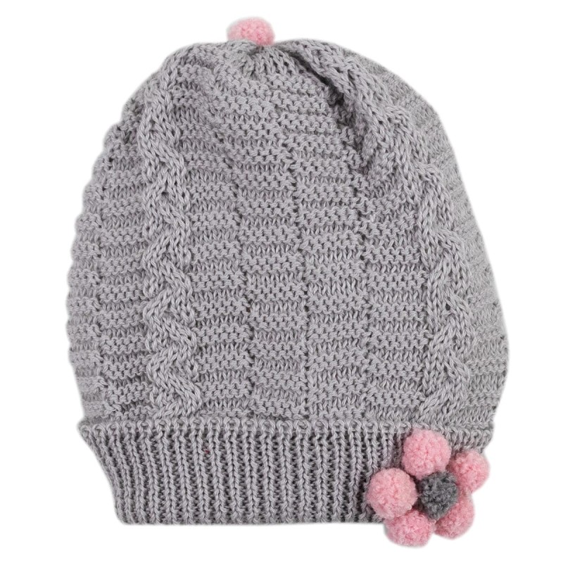 Cappellino neonata in lana Nancy 165517GR