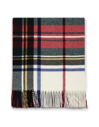 Tartan plaid merinos wool Coccoy 130x180 cm