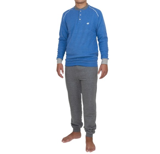 Pajamas winter cotton Ambizione 6365BLT 2