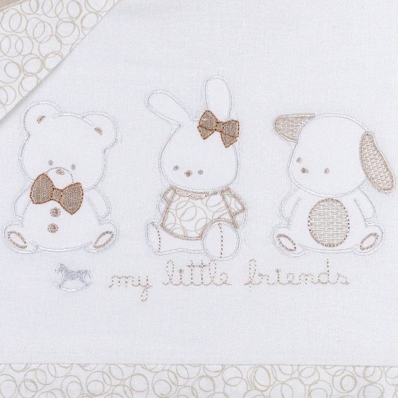 Set lenzuola in flanella per lettino Mio Piccolo FLL877TT