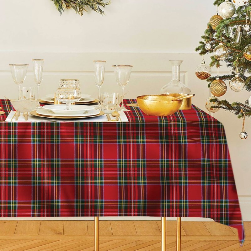 Gift - rectangular Vallesusa christmas tablecloth x12