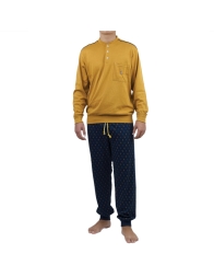 Pajamas cotton interlock by Ambizione 6724SNP