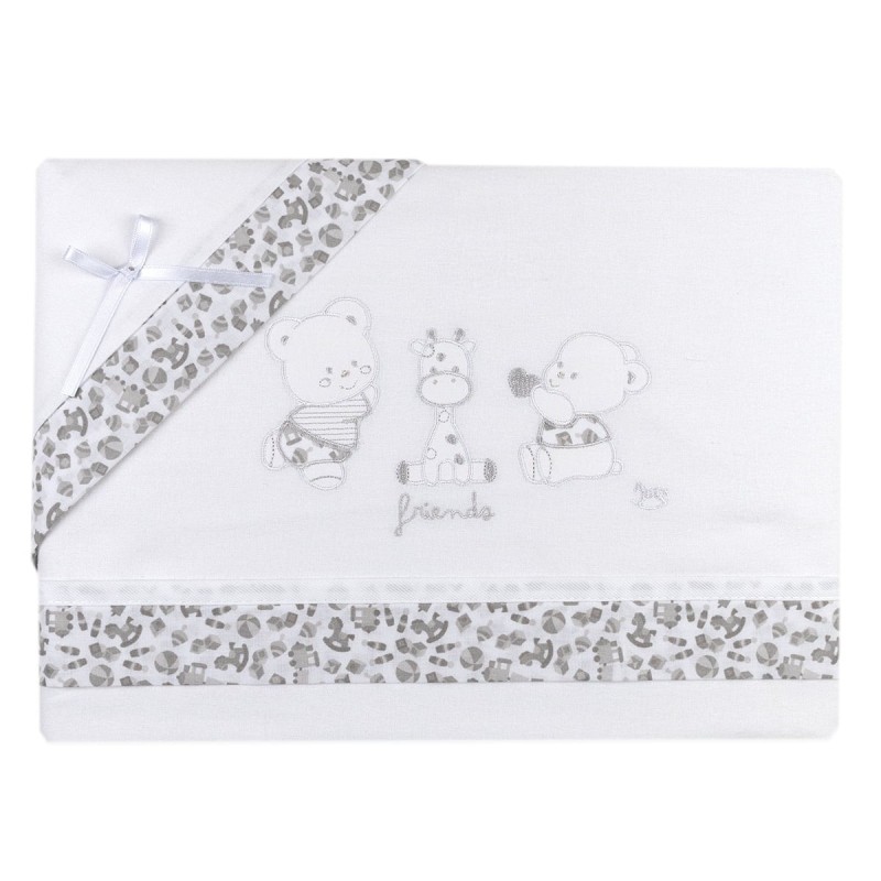 Set lenzuola in flanella per lettino Mio Piccolo FL875GR