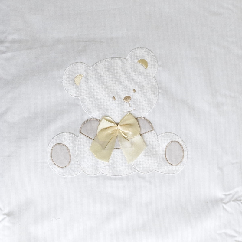 Set copripiumino + paracolpi + lenzuola lettino Baby Orsetto