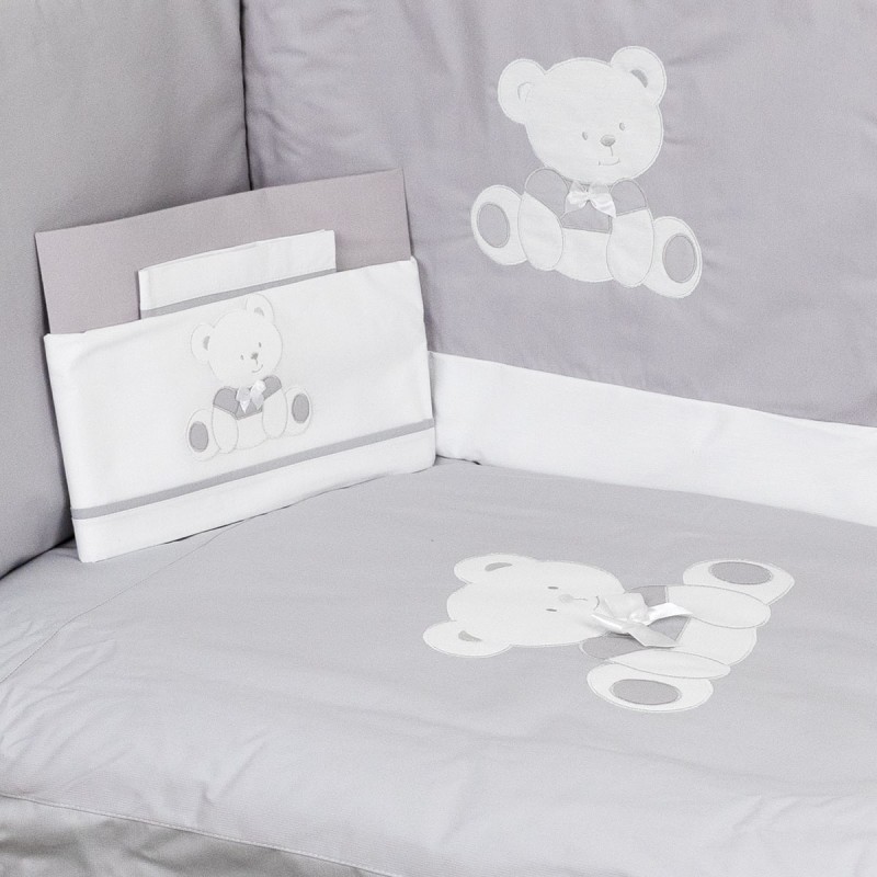 Duvet cover + cot bumper + cot bed sheets Baby Bear 6005T